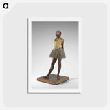 アートポストカード-Little Dancer Aged Fourteen - エドガー ドガ Postcard.