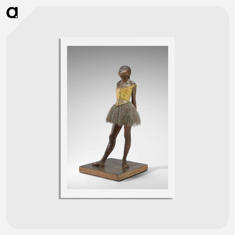 アートポストカード-Little Dancer Aged Fourteen - エドガー ドガ Postcard.