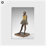 アートポストカード-Little Dancer Aged Fourteen - エドガー ドガ Postcard.