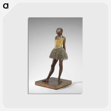 アートポストカード-Little Dancer Aged Fourteen - エドガー ドガ Postcard.