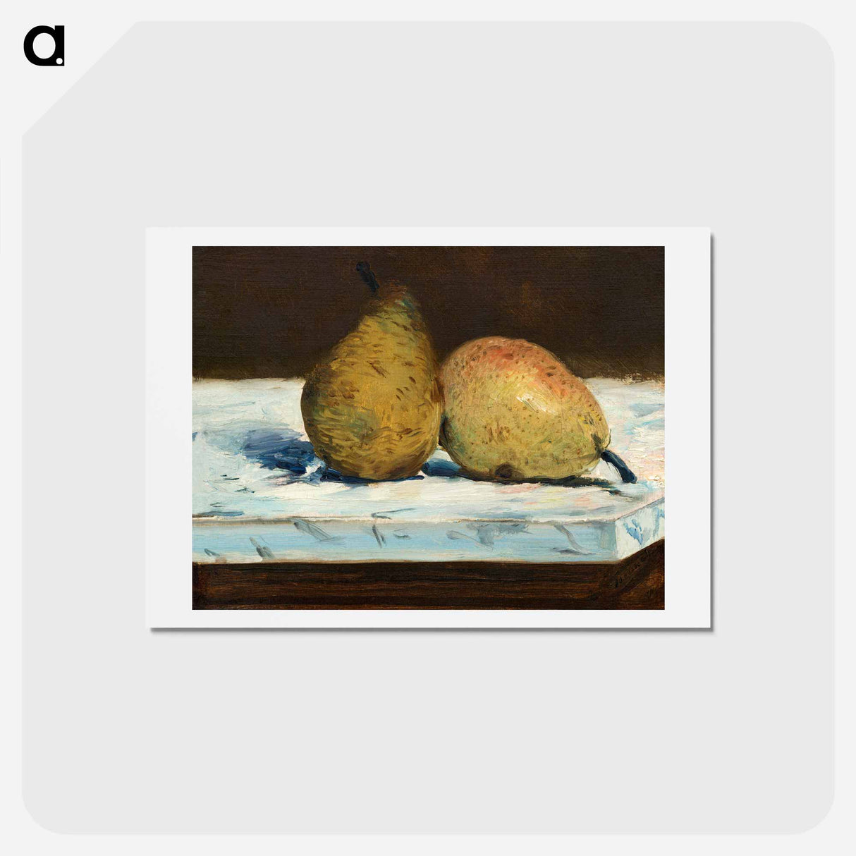 アートポストカード-Pears - エドゥアール マネ Postcard.