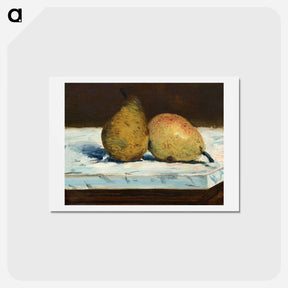 アートポストカード-Pears - エドゥアール マネ Postcard.