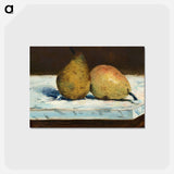 アートポストカード-Pears - エドゥアール マネ Postcard.