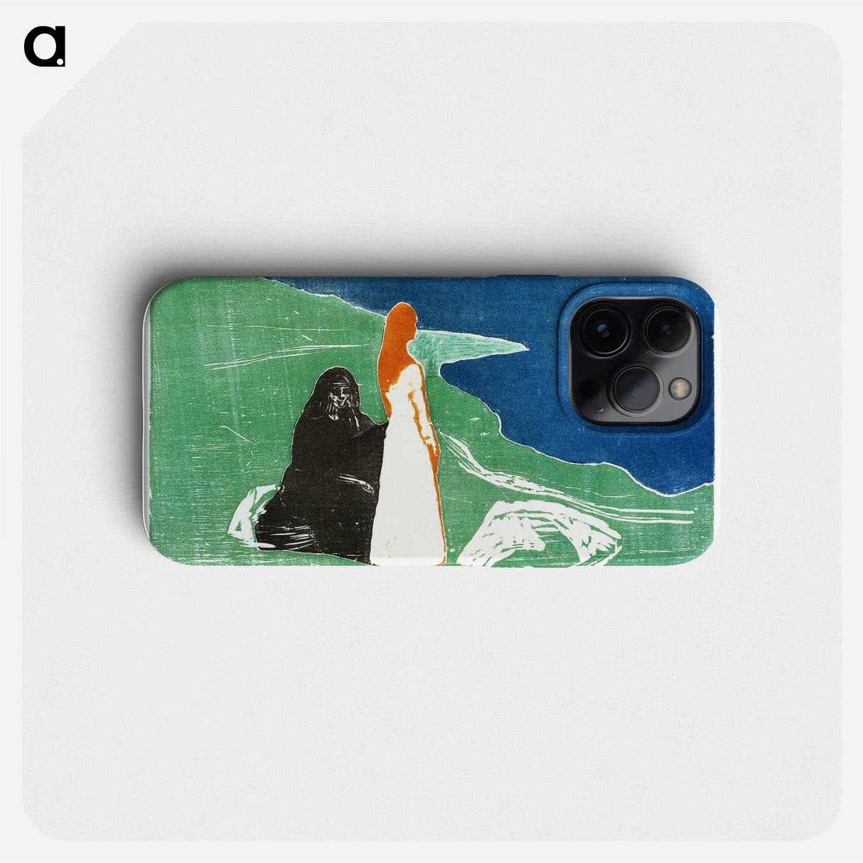 Two Women on the Shore - Edvard Munch Phone Case.