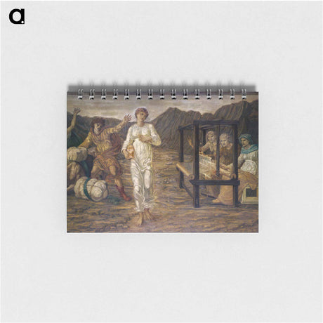 アートメモ帳-Cupid and Psyche - Palace Green Murals - Psyche set by Venus the Task - エドワード バーン ジョーンズ Memo.