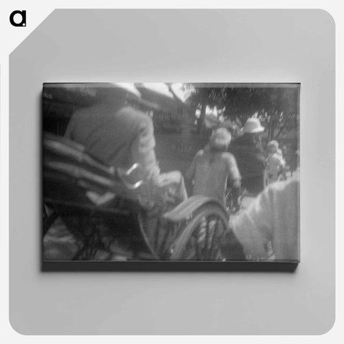 Riverbank scenery - エリック リー ジョンソン Canvas.