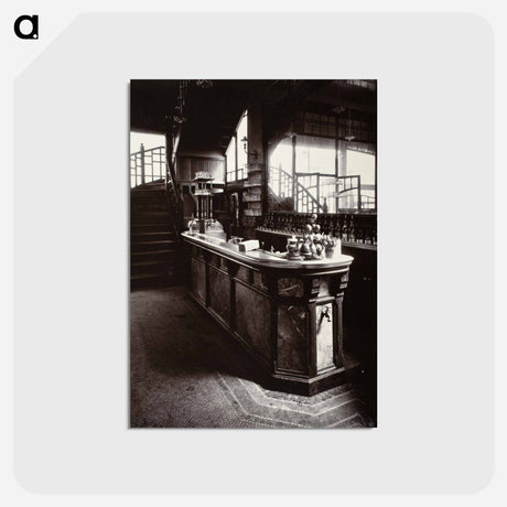 アートポストカード-Bar De Cabaret
 - ウジェーヌ アジェ Postcard.