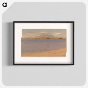 アートポスター-Mount Katahdin from Lake Millinocket - フレデリック エドウィン チャーチ Poster.