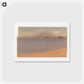 アートポストカード-Mount Katahdin from Lake Millinocket - フレデリック エドウィン チャーチ Postcard.