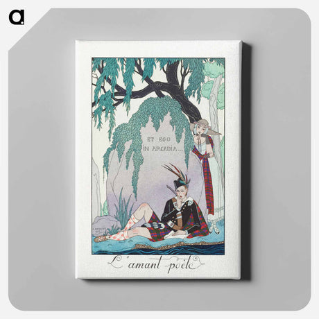 アートパネル-L'amant poète - ジョージ バービエ Canvas.