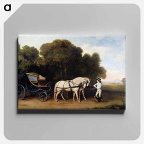 アートパネル-Phaeton with Cream Ponies
 - ジョージ スタッブス Canvas.