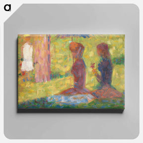 アートパネル-La Grande Jatte - ジョルジュ スーラ Canvas.