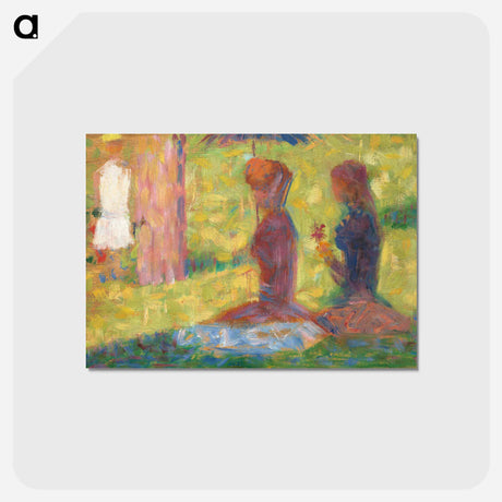 アートポストカード-La Grande Jatte - ジョルジュ スーラ Postcard.