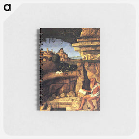 アートメモ帳-Saint Jerome Reading - ジョヴァンニ ベッリーニ Memo.