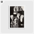 アートポストカード-Jurisprudence - グスタフ クリムト Postcard.