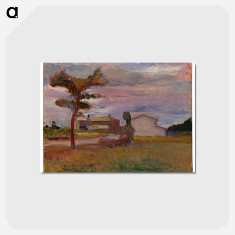 アートポストカード-Corsican Landscape - アンリ マティス Postcard.