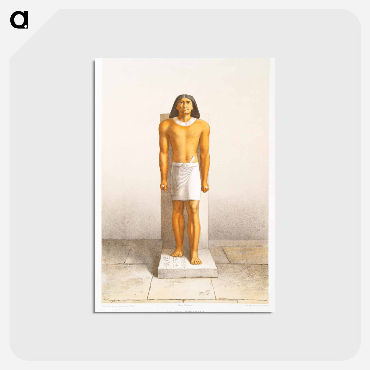 アートポストカード-Khafre
 - エジプト美術史 Postcard.