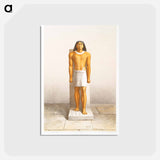 アートポストカード-Khafre
 - エジプト美術史 Postcard.