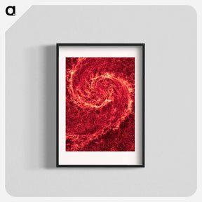アートポスター-Whirlpool Galaxy
 - ハッブル画像 Poster.