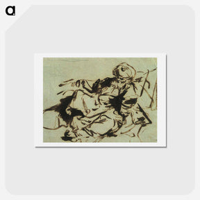 アートポストカード-Pasha - ジャン オノレ フラゴナール Postcard.