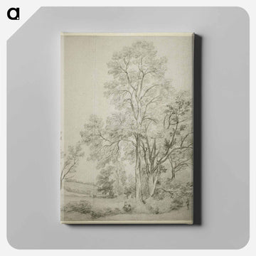 A Stand of Elm Trees; A Study of East Bergholt with the Church
 - ジョン コンスタブル Canvas.