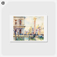 アートポストカード-The Piazzetta - ジョン シンガー サージェント Postcard.