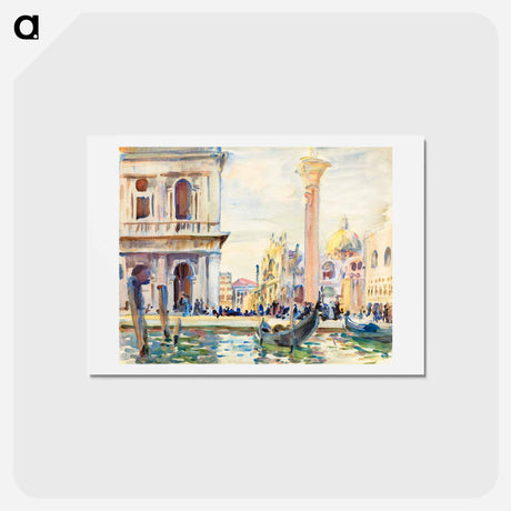 アートポストカード-The Piazzetta - ジョン シンガー サージェント Postcard.