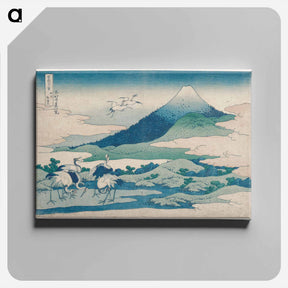 アートパネル-Umezawa Manor in Sagami Province - 葛飾 北斎 Canvas.