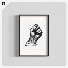 アートポスター-Clenched fist - レオ ヘステル Poster.
