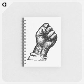 アートメモ帳-Clenched fist - レオ ヘステル Memo.
