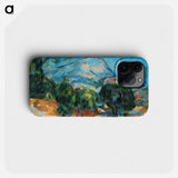 Mount Sainte–Victoire - Paul Cezanne Phone Case.