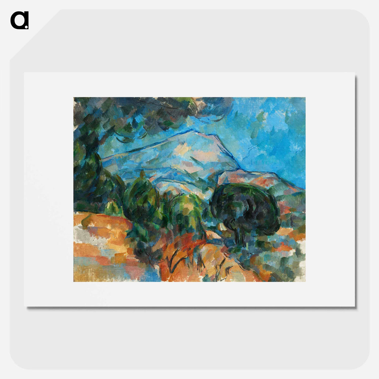 Mount Sainte–Victoire - Paul Cezanne Poster.