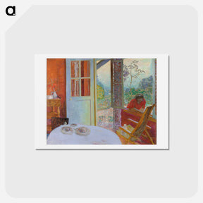 アートポストカード-Dining Room in the Country
 - ピエール ボナール Postcard.
