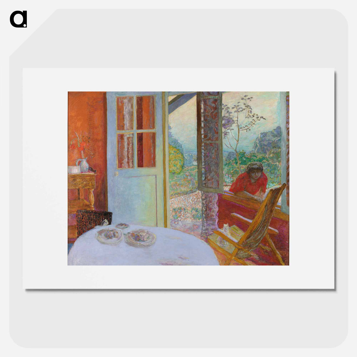 Dining Room in the Country
 - ピエール ボナール Poster.