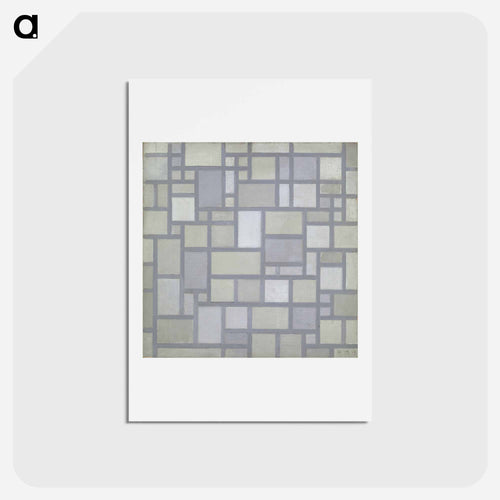 Composition - ピエト モンドリアン Postcard.