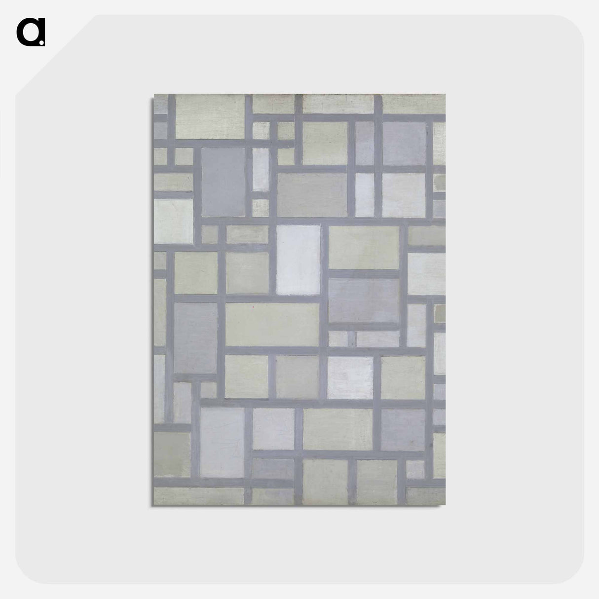 Composition - ピエト モンドリアン Postcard.