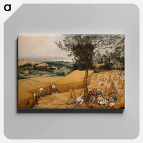 アートパネル-The Harvesters (July–August) - ピーター ブリューゲル Canvas.
