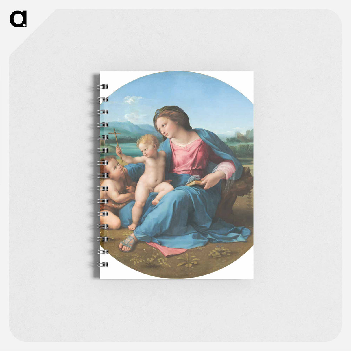 The Alba Madonna - ラファエロ サンティ Memo.