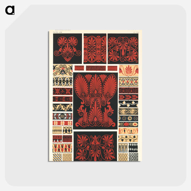 アートポストカード-Nineteenth-Century Ornament
 - 装飾の文法 Postcard.