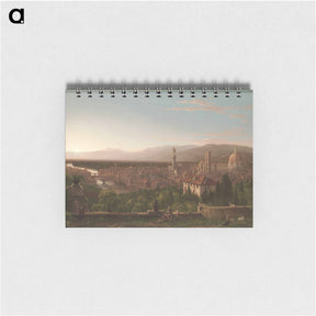 アートメモ帳-View of Florence from San Miniato - トーマス コール Memo.
