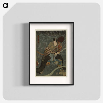 Spiderweb, Giant Rat Tail, Two Warriors
 - 歌川 豊国 Poster.