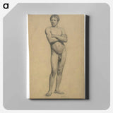 アートパネル-Male Academy Nude with Folded Arms
 - ウィーン博物館 Canvas.