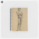 アートメモ帳-Male Academy Nude with Folded Arms
 - ウィーン博物館 Memo.