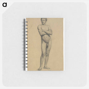 アートメモ帳-Male Academy Nude with Folded Arms
 - ウィーン博物館 Memo.
