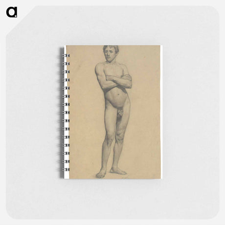 アートメモ帳-Male Academy Nude with Folded Arms
 - ウィーン博物館 Memo.