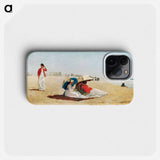 East Hampton Beach, Long Island - ウィンスロー ホーマー Phone Case.