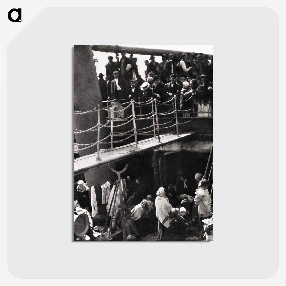 アートポストカード-The Steerage - アルフレッド スティーグリッツ Postcard.