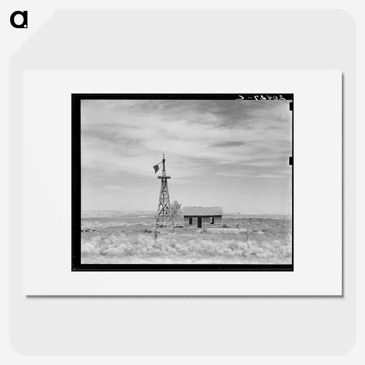 Deserted dryland farm in the Columbia Basin - ドロテア ラング Poster.