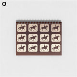 アートメモ帳-The Amble: One Stride in Eleven Phases
 - エドワード マイブリッジ Memo.
