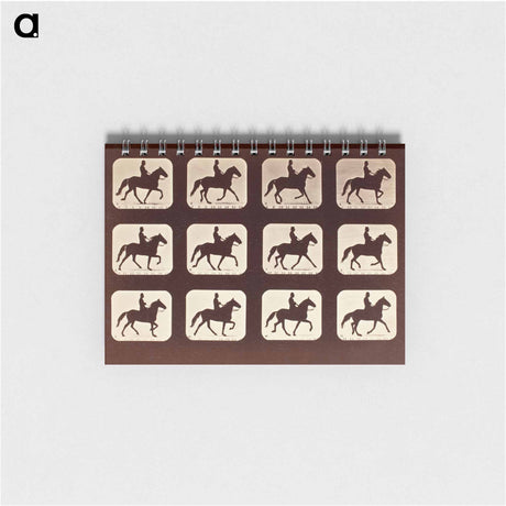 アートメモ帳-The Amble: One Stride in Eleven Phases
 - エドワード マイブリッジ Memo.